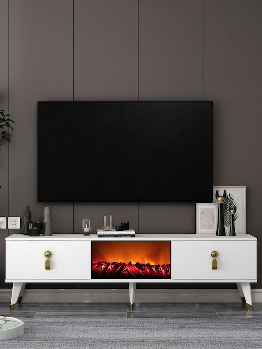 Stand TV Albastru L150xA30xÎ46cm