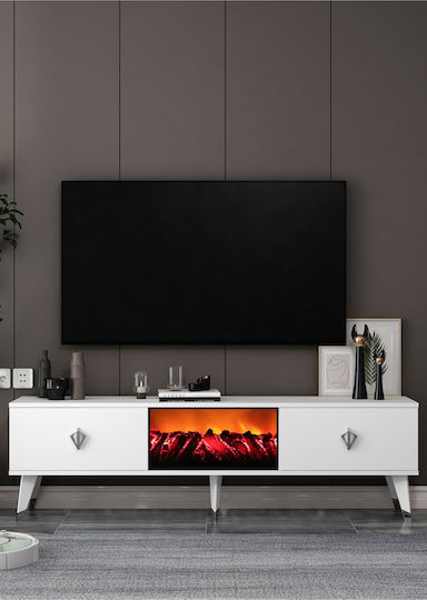Stand TV Albastru L150xA30xÎ46cm