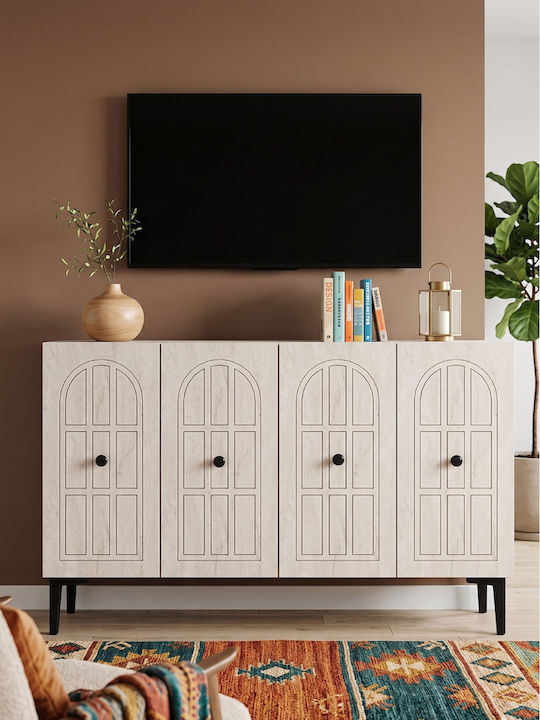 Brown TV Stand L120xD32xH75cm