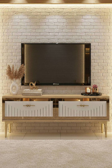 Stand TV Auriu L120xA30xÎ15cm