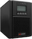 Hikvision DS-UPS01K24-R-TS UPS On-Line 1000VA 900W με 2 Πρίζες