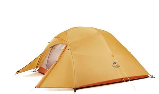 Naturehike Cloud Up Σκηνή Camping Ορειβασίας Πορτοκαλί 4 Εποχών για 2 Άτομα Αδιάβροχη 3000mm