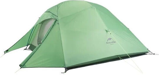 Naturehike Namiot Cloud Up 3 Σκηνή Camping Πράσινη 4 Εποχών για 3 Άτομα 45x18εκ.