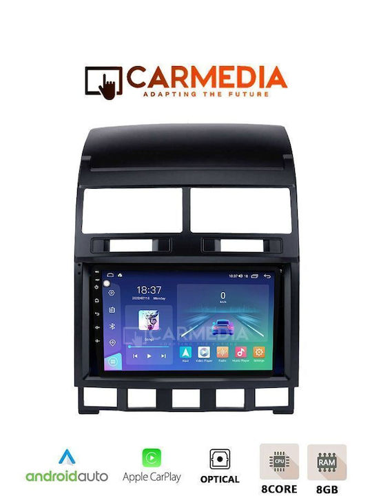Carmedia Car Audio System for Volkswagen Touareg 2003-2011 Bluetooth USB WiFi GPS Apple CarPlay Android Auto with 9" Touch Screen