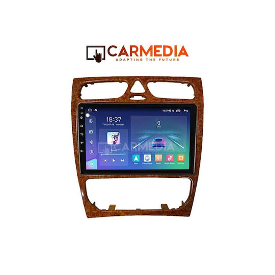 Carmedia Ηχοσύστημα Αυτοκινήτου για Mercedes-Benz C Class 1999-2004 (Bluetooth/USB/WiFi/GPS/Apple-Carplay/Android-Auto) με Οθόνη Αφής 9"
