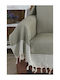 SteweHome Three-Seater Sofa Throw 180x300cm Khaki