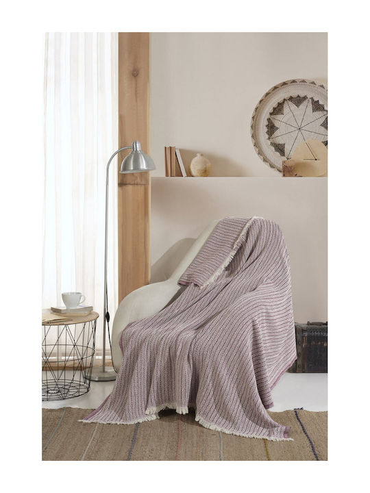 SteweHome Ριχτάρι Πολυθρόνας 150x200εκ. Ριγέ