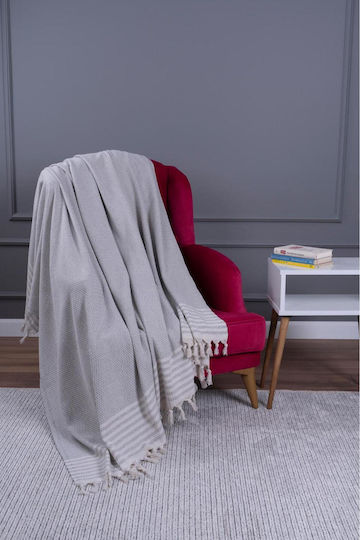 SteweHome Ριχτάρι Πολυθρόνας 180x215εκ. Γκρι