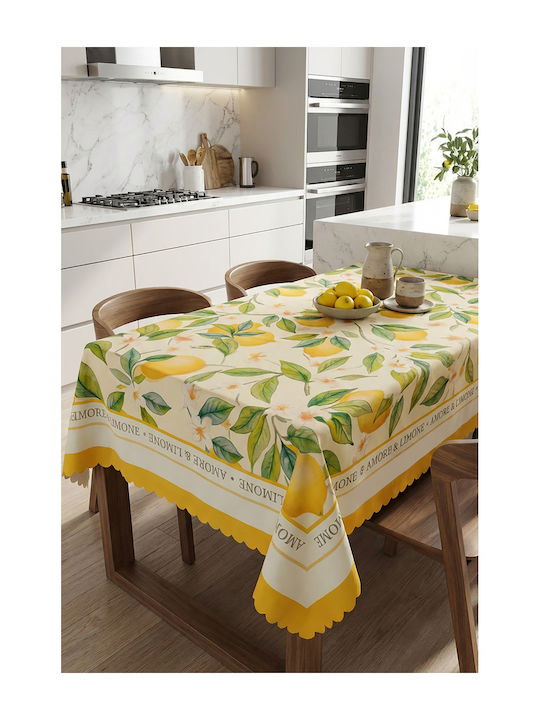 SteweHome Yellow Tablecloth 120x140cm