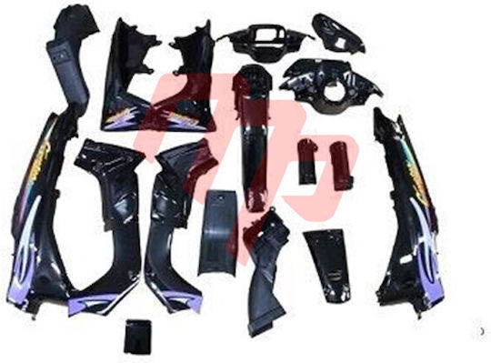 Κουστουμι Yamaha Crypton 105 17tem Αυτοκολλητα