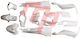 Κουστουμι Κιτ Πλαστικα Honda Sh 125 Sh150 13-17 Λευκο Ασπρο Μεταλλικο 13τεμ