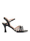 Fabric Women's Sandals Black