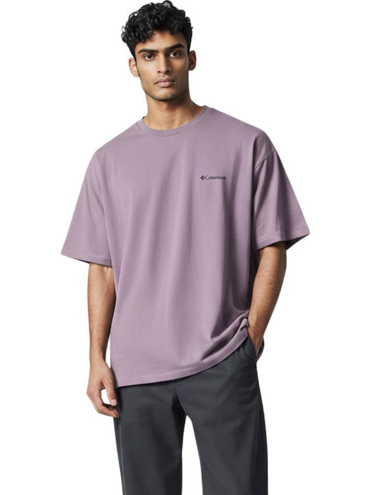 Columbia Csc Logo Back T-shirt Purple 2155011-554