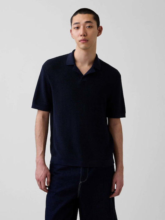Polo Herrenbluse New Classic Navy Blau
