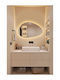 SteweHome Bathroom Mirror 35x55cm Yellow