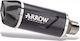 Arrow Exhaust Aluminium Dark Indy Race Evo Carbon End Cap Aprilia Tuareg 660 '25-'26 72646akn.alum Dark