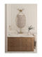 SteweHome Καθρέπτης Μπάνιου 100x55cm Γκρι