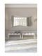 SteweHome Καθρέπτης Μπάνιου 80x140cm Ασημί