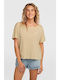 Γυναικείο Αθλητικό T-shirt Fast Drying Μπεζ