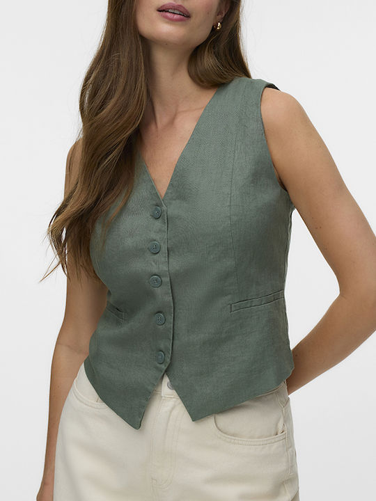 Vero Moda Μπλούζα Laurel Wreath Darkgreen