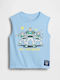 Kids Sleeveless Shirt Blue Focus Disney