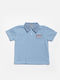 Kids Polo Short-Sleeved Light Blue