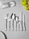 SteweHome Cutlery Set Stainless Steel Gray 84 Pieces
