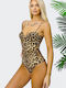 Costum De Baie Întreg Animal Print Leopard Animal Print