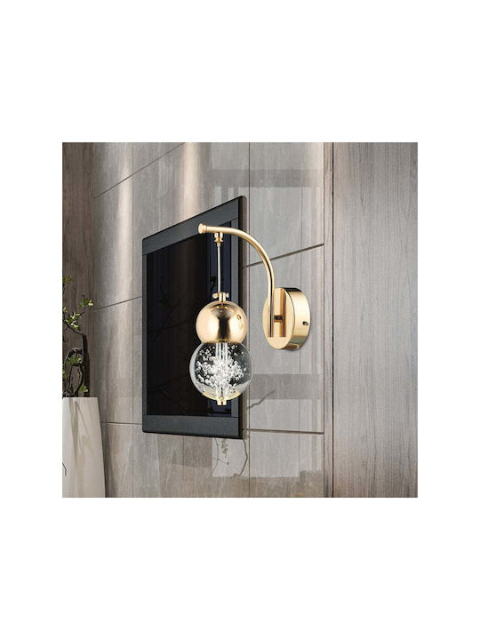 SteweHome Lampa de Perete Modernă cu Soclu E27 Aurie