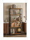 Brown Bookcase 52x25x150cm