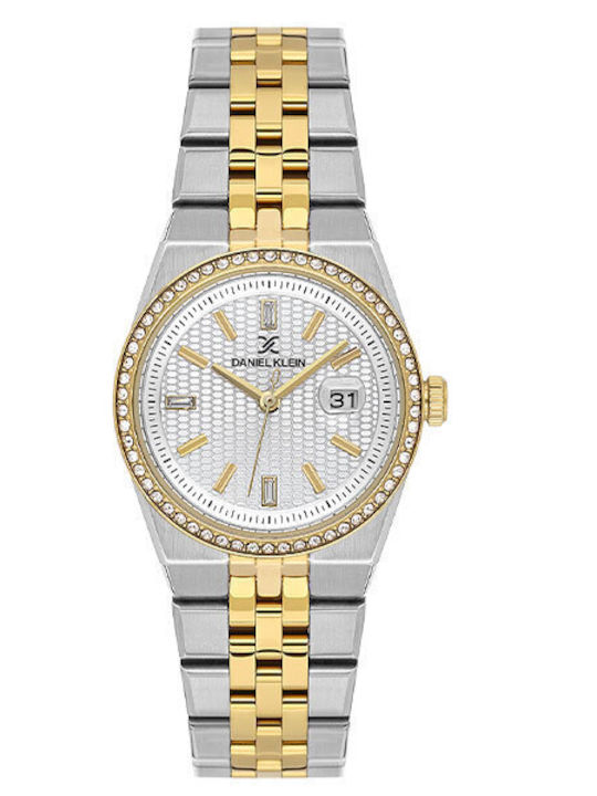 Daniel Klein Womens Watch Battery with Silver M...