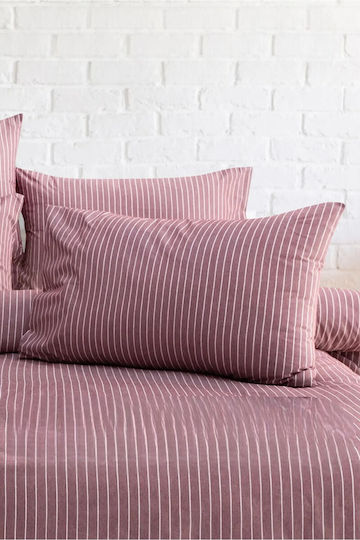 SteweHome Set Burgundy Pillowcases 50x70cm