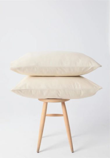 SteweHome Beige Pillowcases Set 50x70cm STE-020951-V41900 SteweHome Beige Pillowcases Set 50x70cm STE-020951-V41900