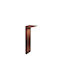 VK Lighting Outdoor LED Floor Lamp for Exterior 10W with Warm White Light IP65 Brown