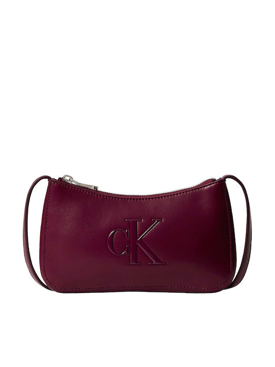 Calvin Klein Bold Ck Geantă De Umar Damă Roșie