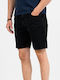 Men's Denim Black Shorts