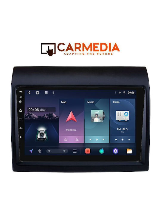 Carmedia Ηχοσύστημα Αυτοκινήτου για Peugeot Boxer Fiat Ducato Citroen Jumper 2006-2021 (Bluetooth/USB/WiFi/GPS/Apple-Carplay/Android-Auto) με Οθόνη Αφής 9"