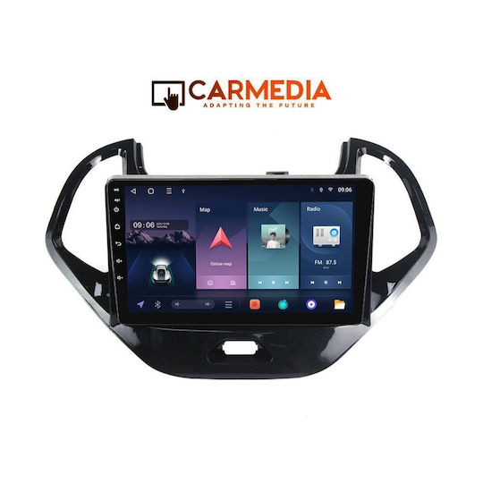 Carmedia Car Audio System for Ford Ka 2017 (Bluetooth/USB/WiFi/GPS/Apple CarPlay/Android Auto) with 9" Touch Screen