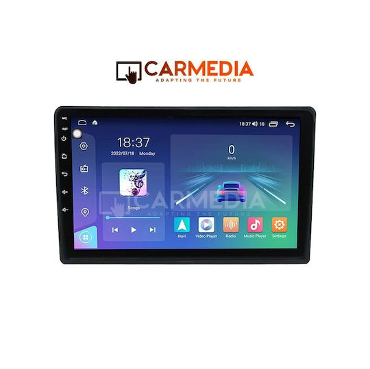 Carmedia Ηχοσύστημα Αυτοκινήτου για Nissan Navara 2006-2011 με Clima (Bluetooth/USB/WiFi/GPS/Apple-Carplay/Android-Auto) με Οθόνη Αφής 9"