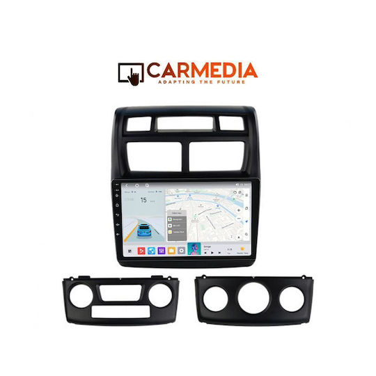 Carmedia Car Audio System for Kia Sportage 2004-2010 with A/C Bluetooth USB WiFi GPS Apple CarPlay Android Auto with 9" Touch Screen