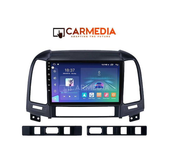 Carmedia Car Audio System for Hyundai Santa Fe 2006-2013 Bluetooth USB WiFi GPS Apple CarPlay Android Auto with 9" Touch Screen