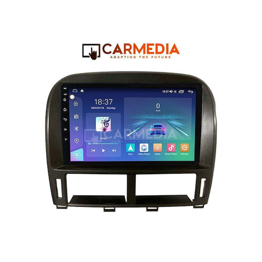 Carmedia Car Audio System for Lexus LS 2000-2006 Bluetooth USB WiFi GPS Apple CarPlay Android Auto with 9" Touch Screen