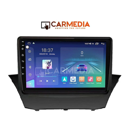 Carmedia Автомобилна Аудио Система за Ford Fiesta 2008-2018 (Bluetooth/USB/Wi-Fi/GPS/Apple CarPlay/Android Auto) с Touch Screen 9"