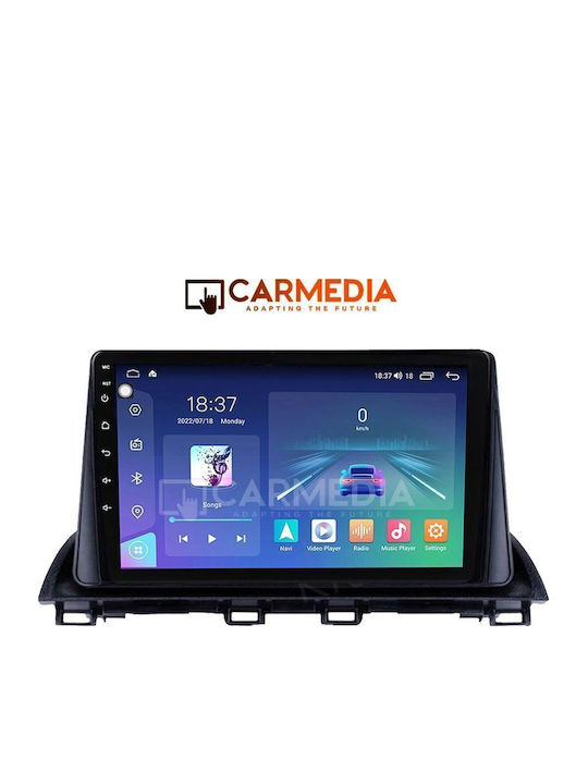Carmedia Car Audio System for Mazda 3 2014 Bluetooth USB WiFi GPS Apple CarPlay Android Auto with 9" Touch Screen