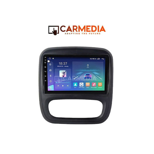 Carmedia Car Audio System for Opel Vivaro Fiat Talento Renault Trafic Nissan NV300 2014 (Bluetooth USB WiFi GPS Apple CarPlay Android Auto) with 9" Touch Screen
