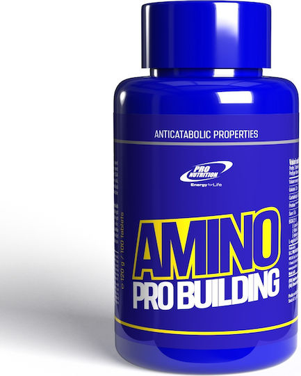 Amino Pro Building Добавка Аминокиселини Протеин От Говеждо BCAA и Аргинин 100 Таблетки