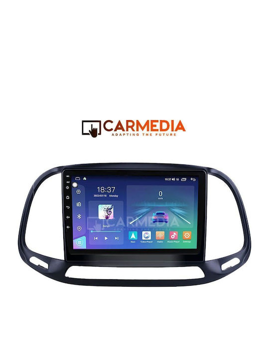 Carmedia Car Audio System for Opel Combo Fiat Doblo 2015 with Touch Screen 9" Bluetooth USB Wi-Fi GPS Apple CarPlay Android Auto
