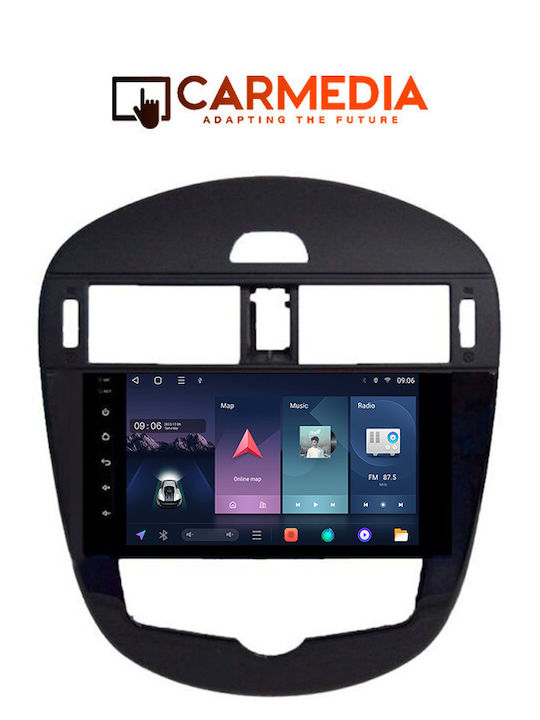 Carmedia Car Audio System for Nissan Pulsar 2014 Bluetooth USB WiFi GPS Apple CarPlay Android Auto with 9" Touch Screen