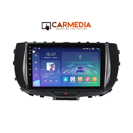 Carmedia Auto-Audiosystem für Kia Seele 2019 mit Touchscreen 9 Zoll Bluetooth USB Wi-Fi GPS Apple CarPlay Android Auto
