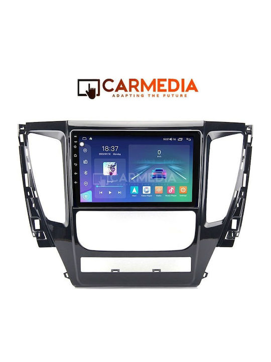Carmedia Ηχοσύστημα Αυτοκινήτου για Mitsubishi Pajero 2013 (Bluetooth/USB/WiFi/GPS/Apple-Carplay/Android-Auto) με Οθόνη Αφής 9"